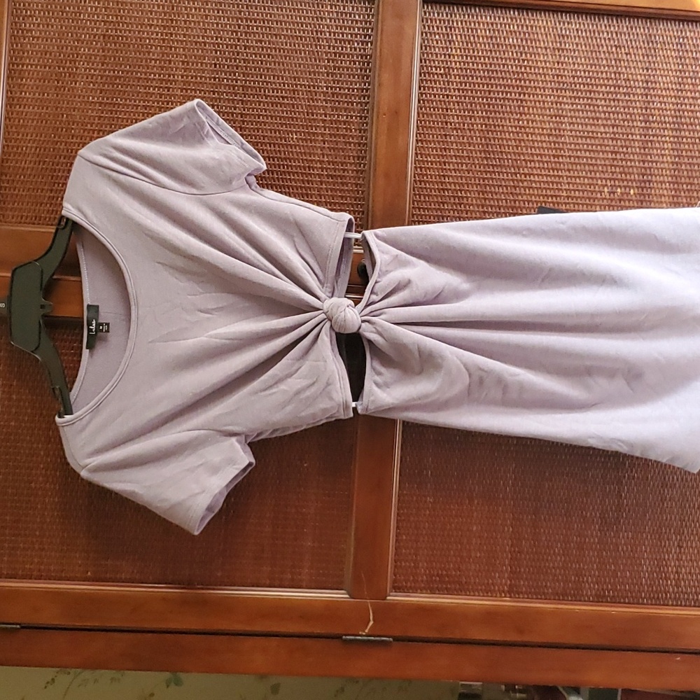 NWT Lulu's cut out, knotted dress, size medium.